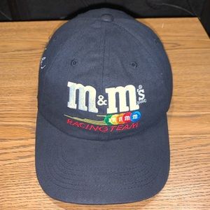 Vintage 1999 M&M’s Racing Team Nascar Strapback Hat Ernie Irvan